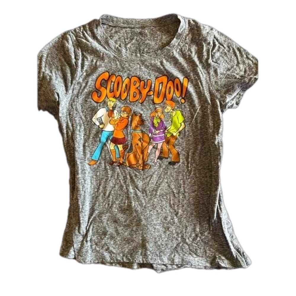 Scooby Doo Gray Women’s Short Sleeve Graphic Tee Size M